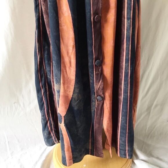 Priscilla international button front maxi dress S - Picture 4 of 8